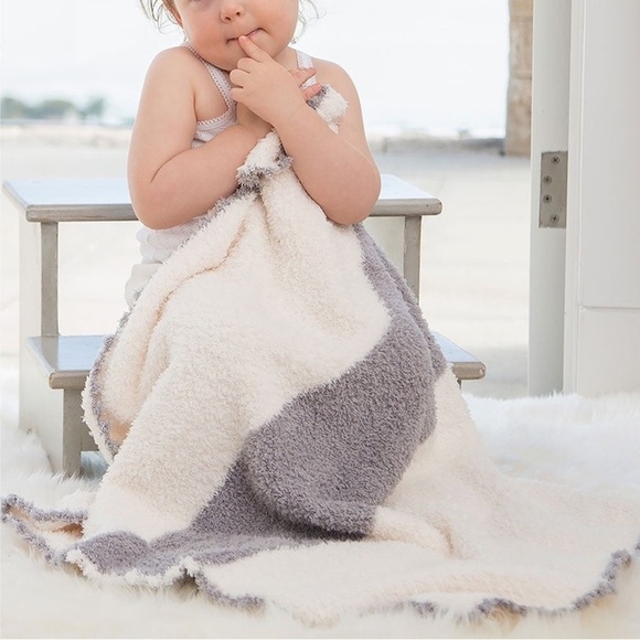 Barefoot Dreams Baby Cozy Chic Stripe Receiving Blanket - Picture 1 of 6